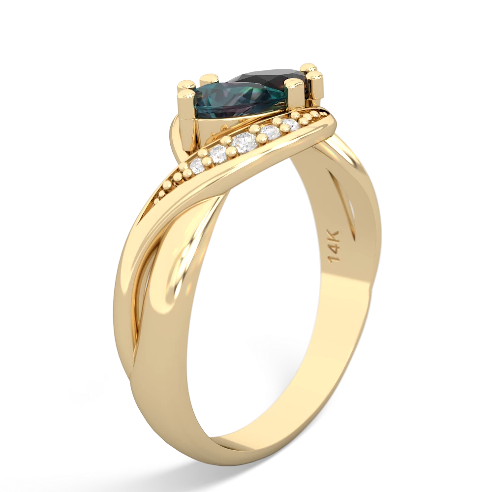 Alexandrite Summer Winds 14K Yellow Gold ring R5342