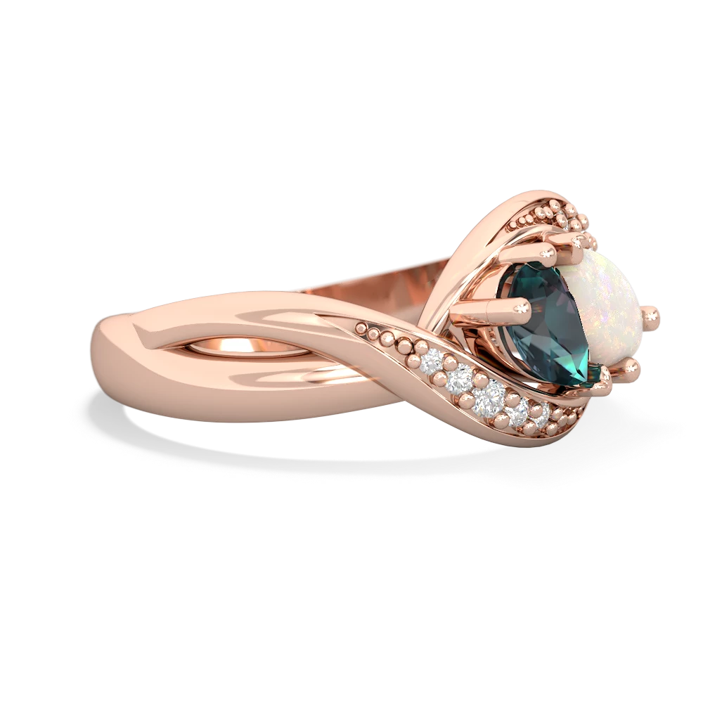 Alexandrite Summer Winds 14K Rose Gold ring R5342