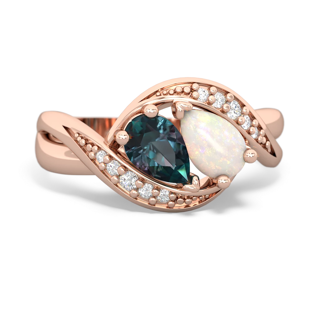 Alexandrite Summer Winds 14K Rose Gold ring R5342