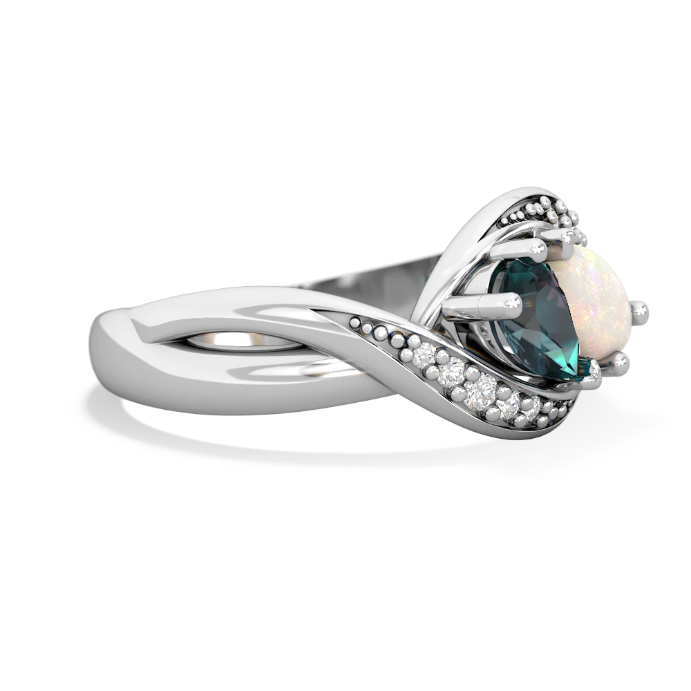 Alexandrite Summer Winds 14K White Gold ring R5342