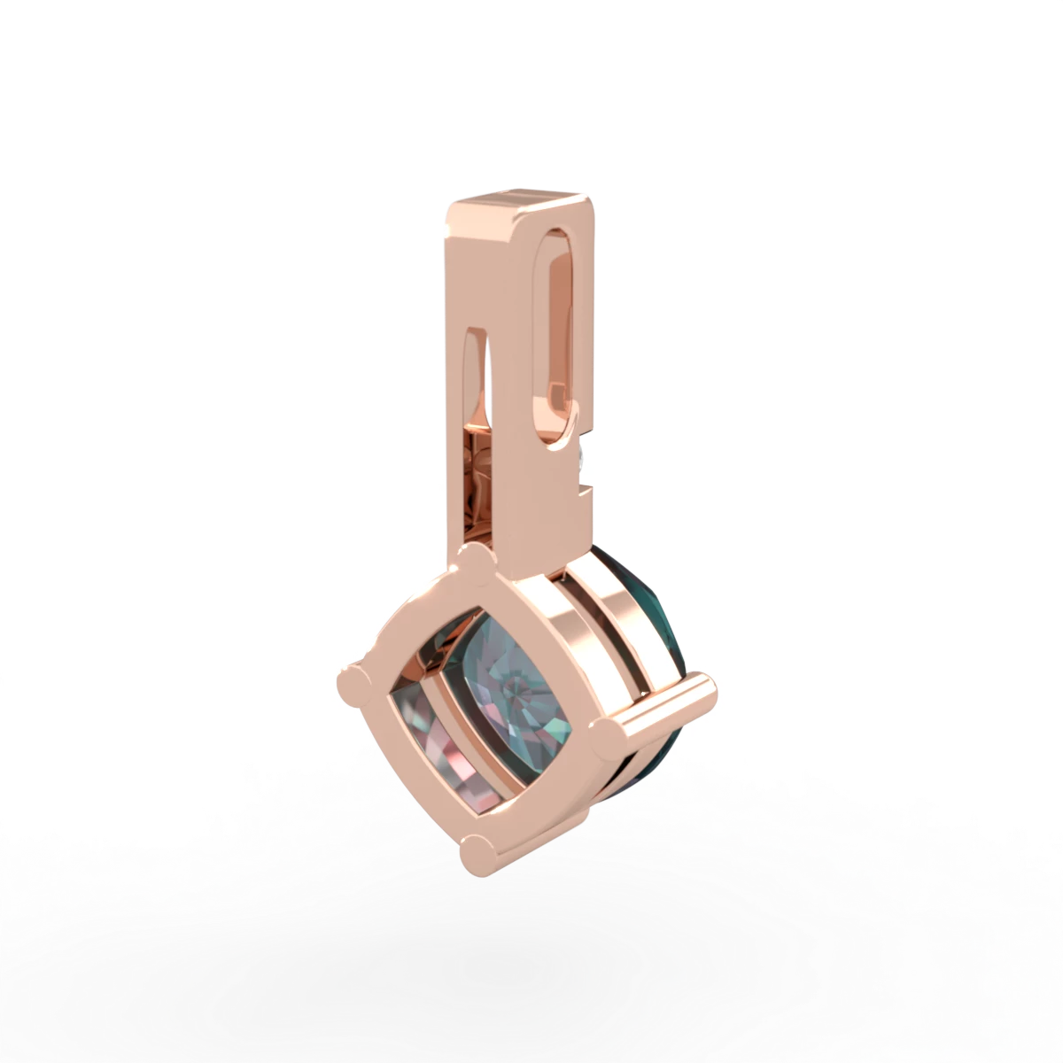 Alexandrite Simply Elegant 14K Rose Gold pendant P2489