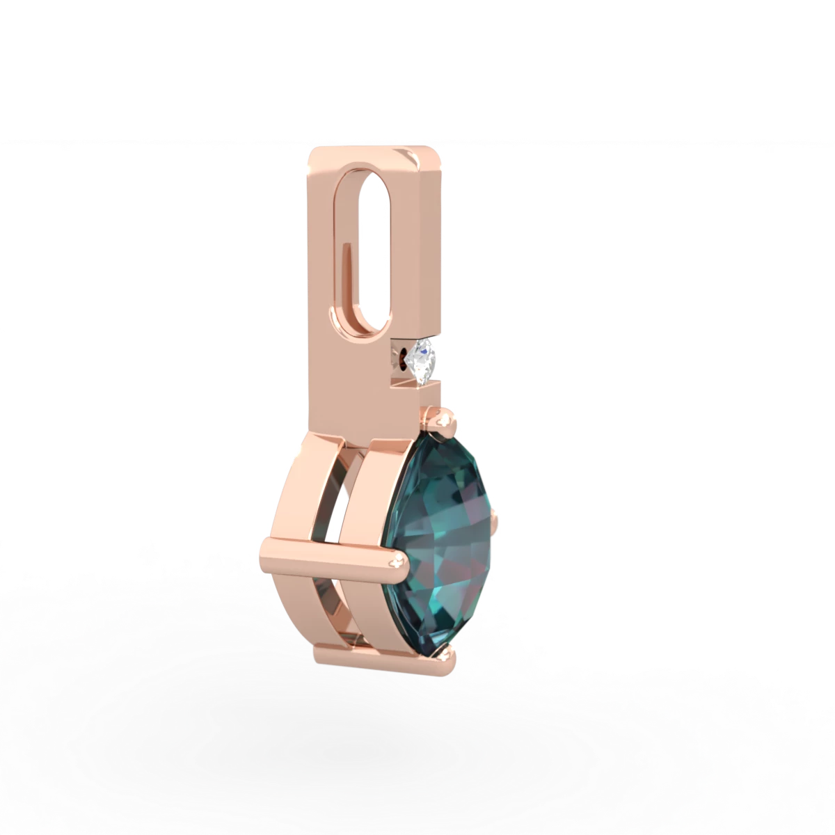 Alexandrite Simply Elegant 14K Rose Gold pendant P2489