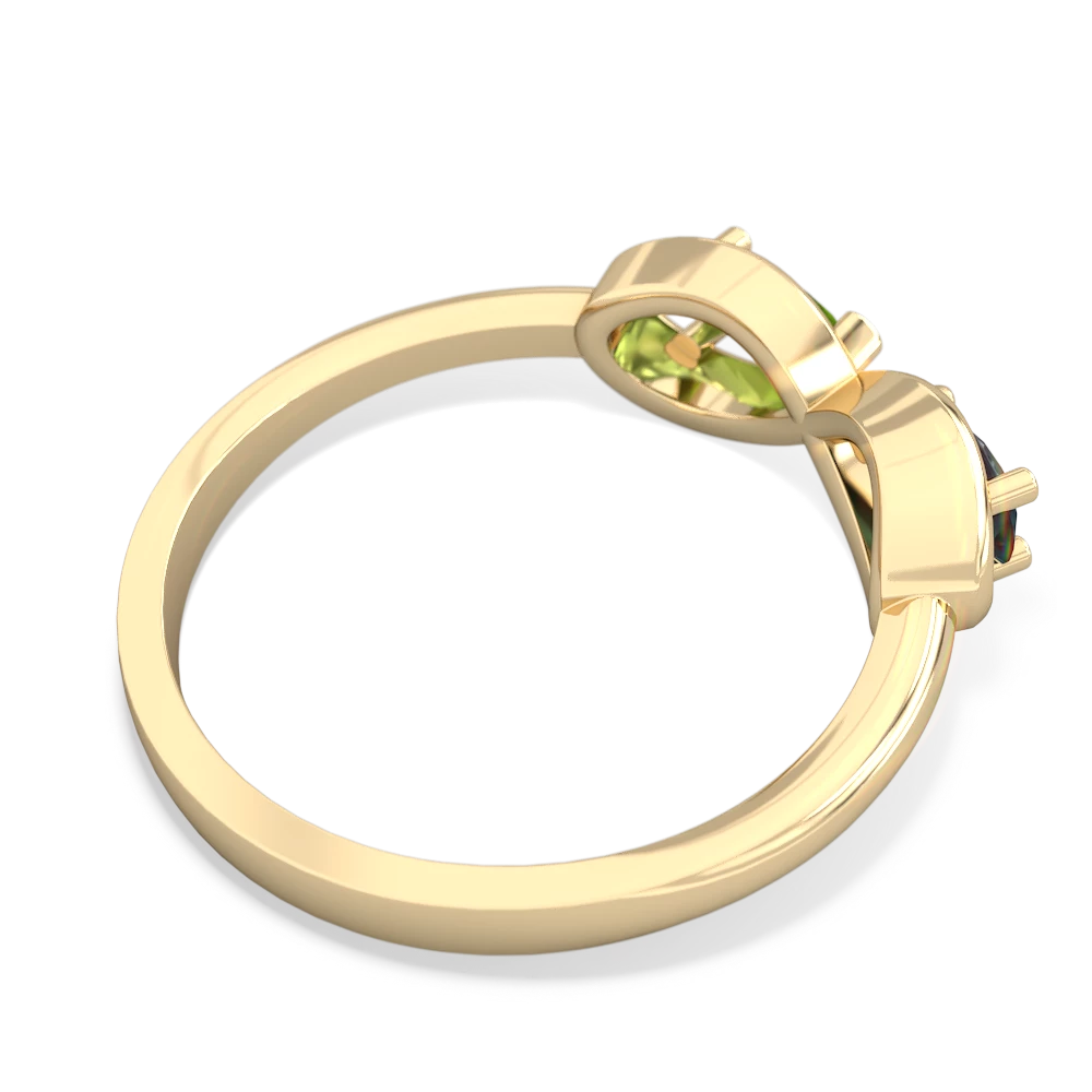 Alexandrite Infinity 14K Yellow Gold ring R5050