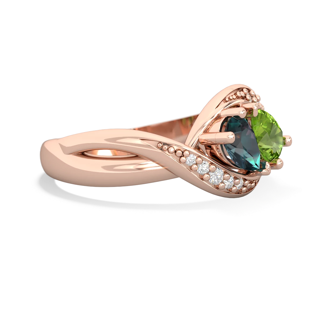 Alexandrite Summer Winds 14K Rose Gold ring R5342