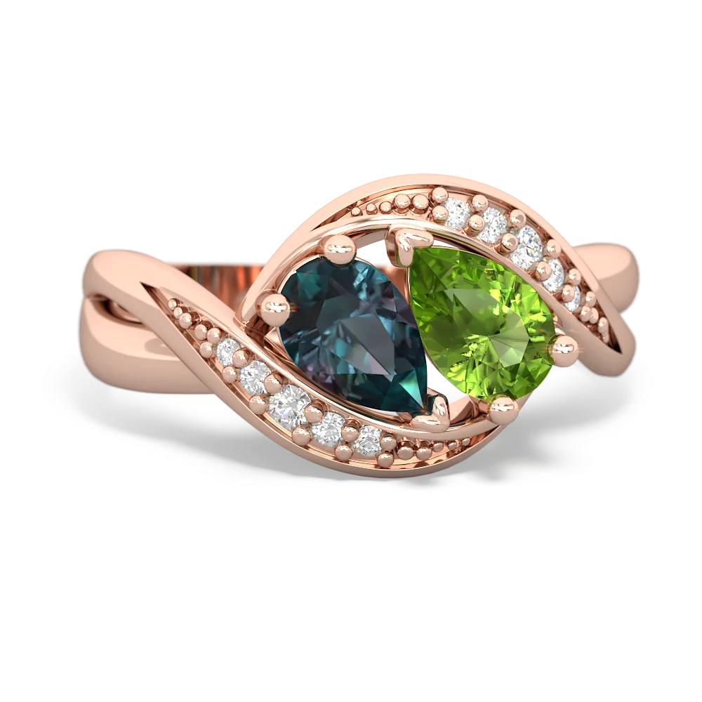 Alexandrite Summer Winds 14K Rose Gold ring R5342