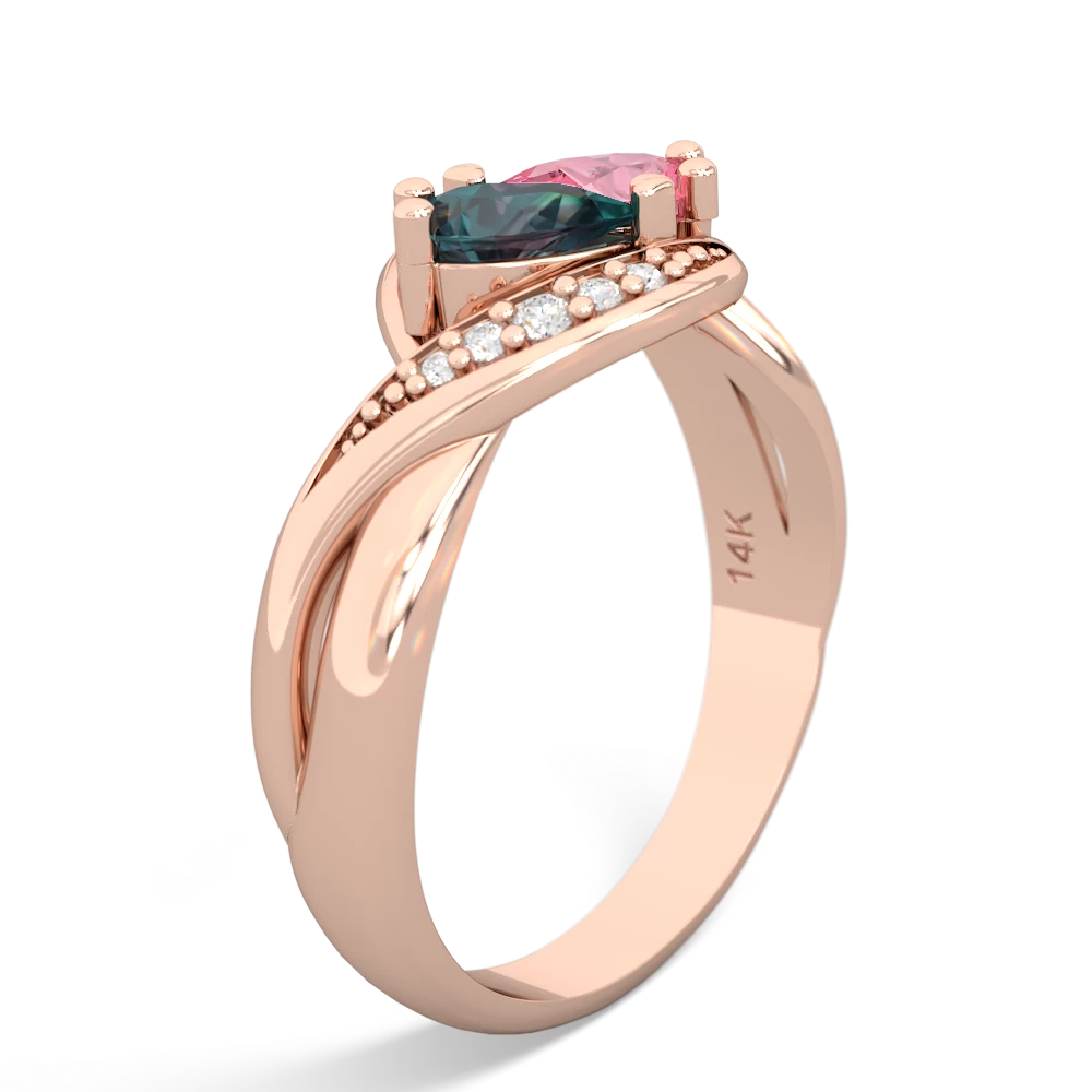 Alexandrite Summer Winds 14K Rose Gold ring R5342