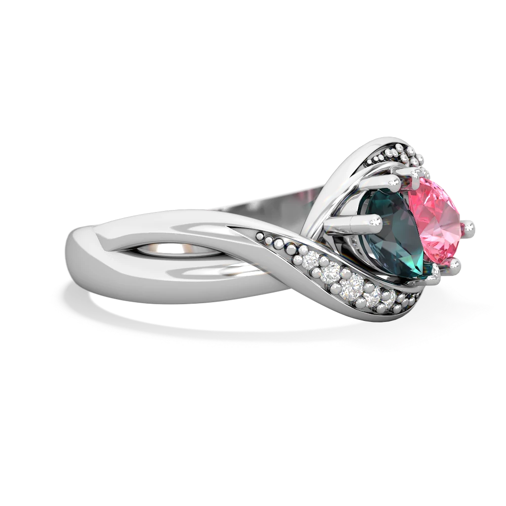 Alexandrite Summer Winds 14K White Gold ring R5342