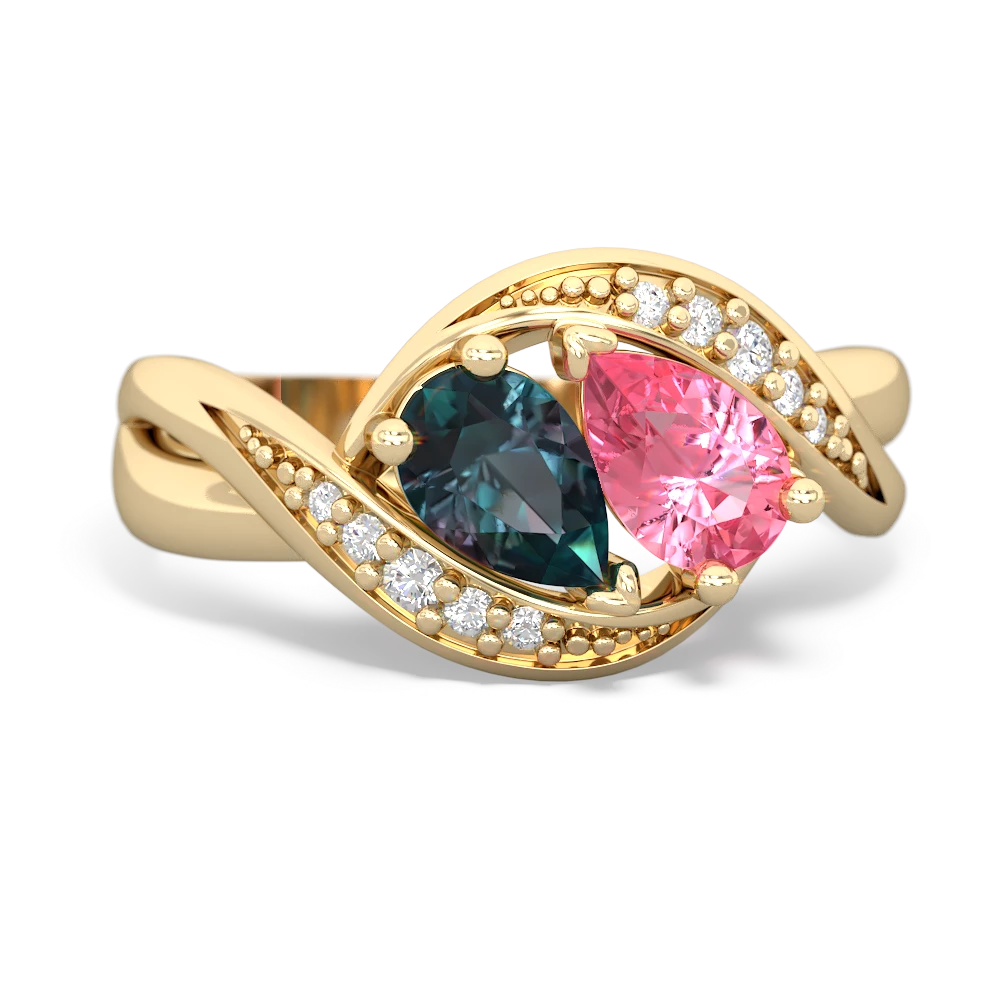 Alexandrite Summer Winds 14K Yellow Gold ring R5342