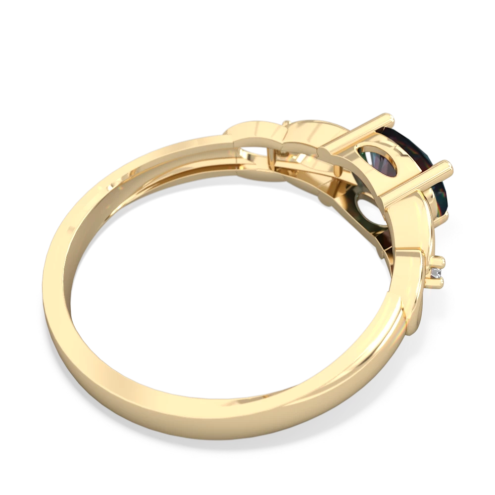Alexandrite Links 14K Yellow Gold ring R4032