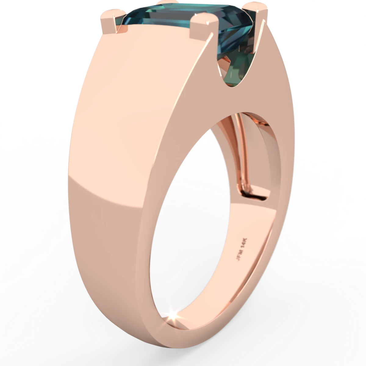 Alexandrite Men's 14K Rose Gold ring R1836
