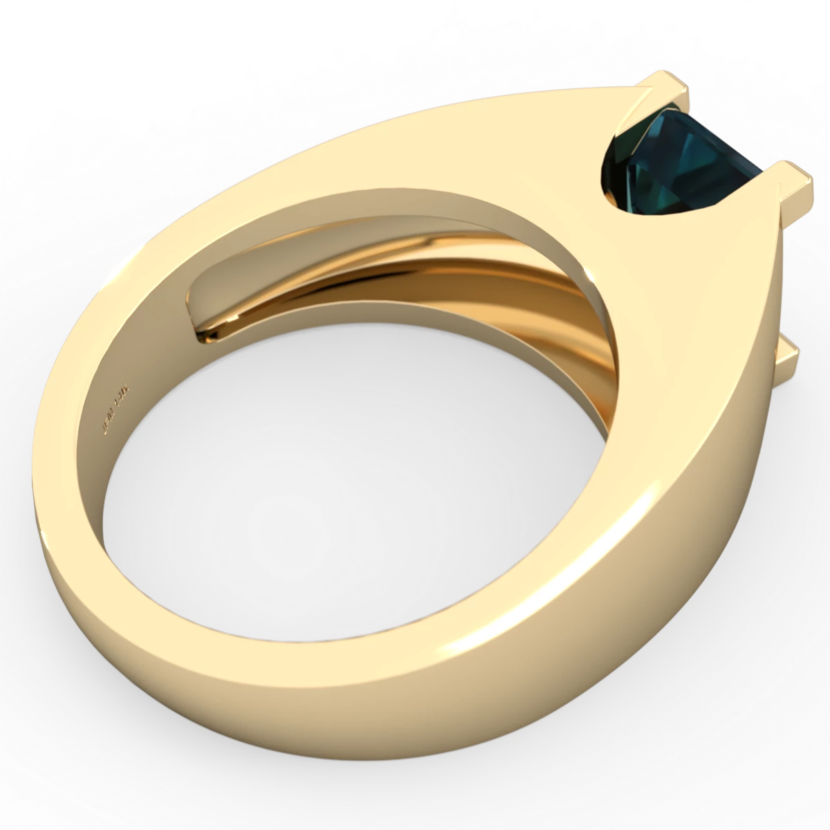 Alexandrite Men's 14K Yellow Gold ring R1836