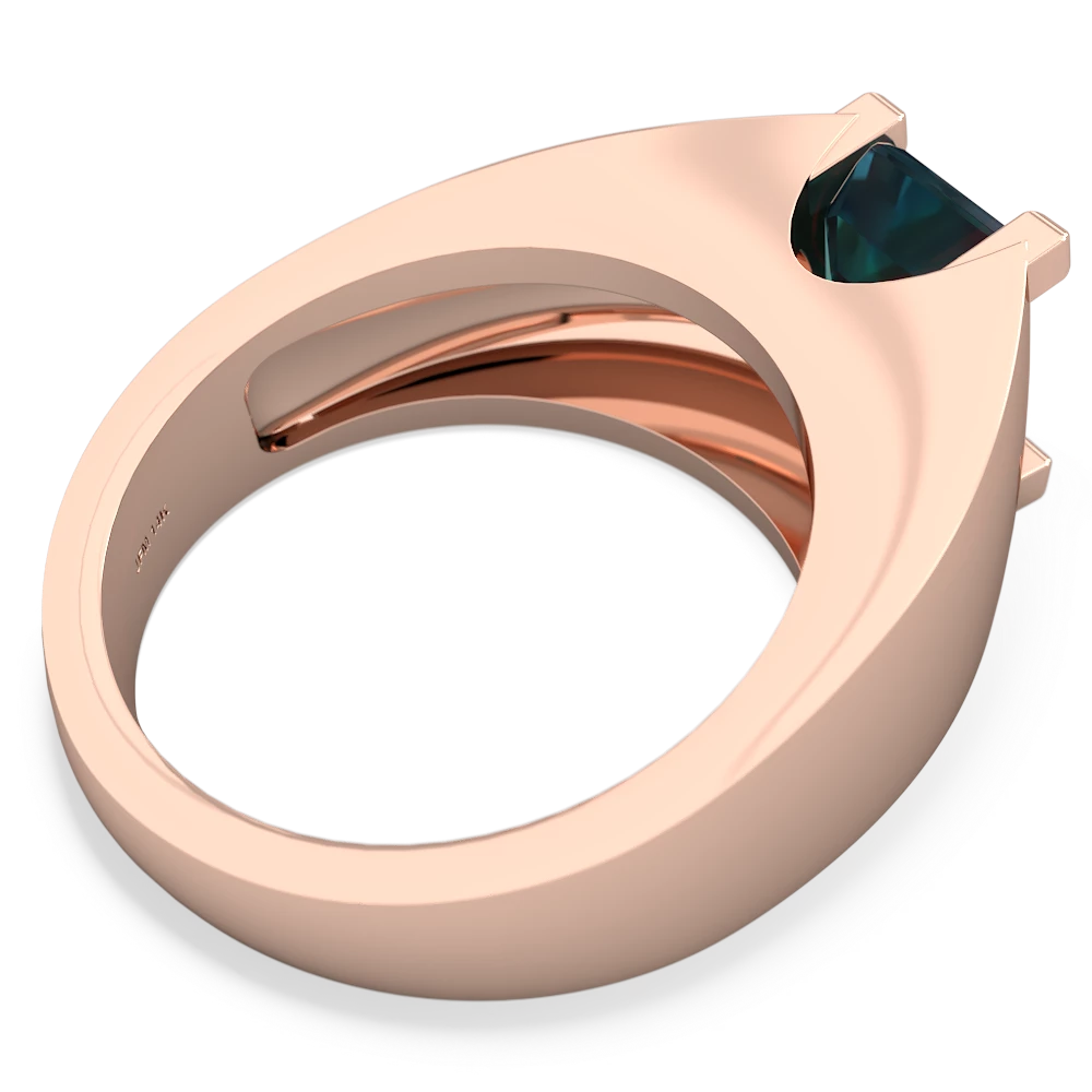 Alexandrite Men's 14K Rose Gold ring R1836