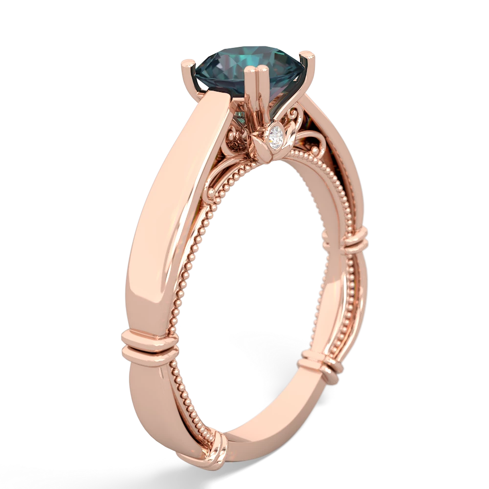 Alexandrite Renaissance 14K Rose Gold ring R27806RD