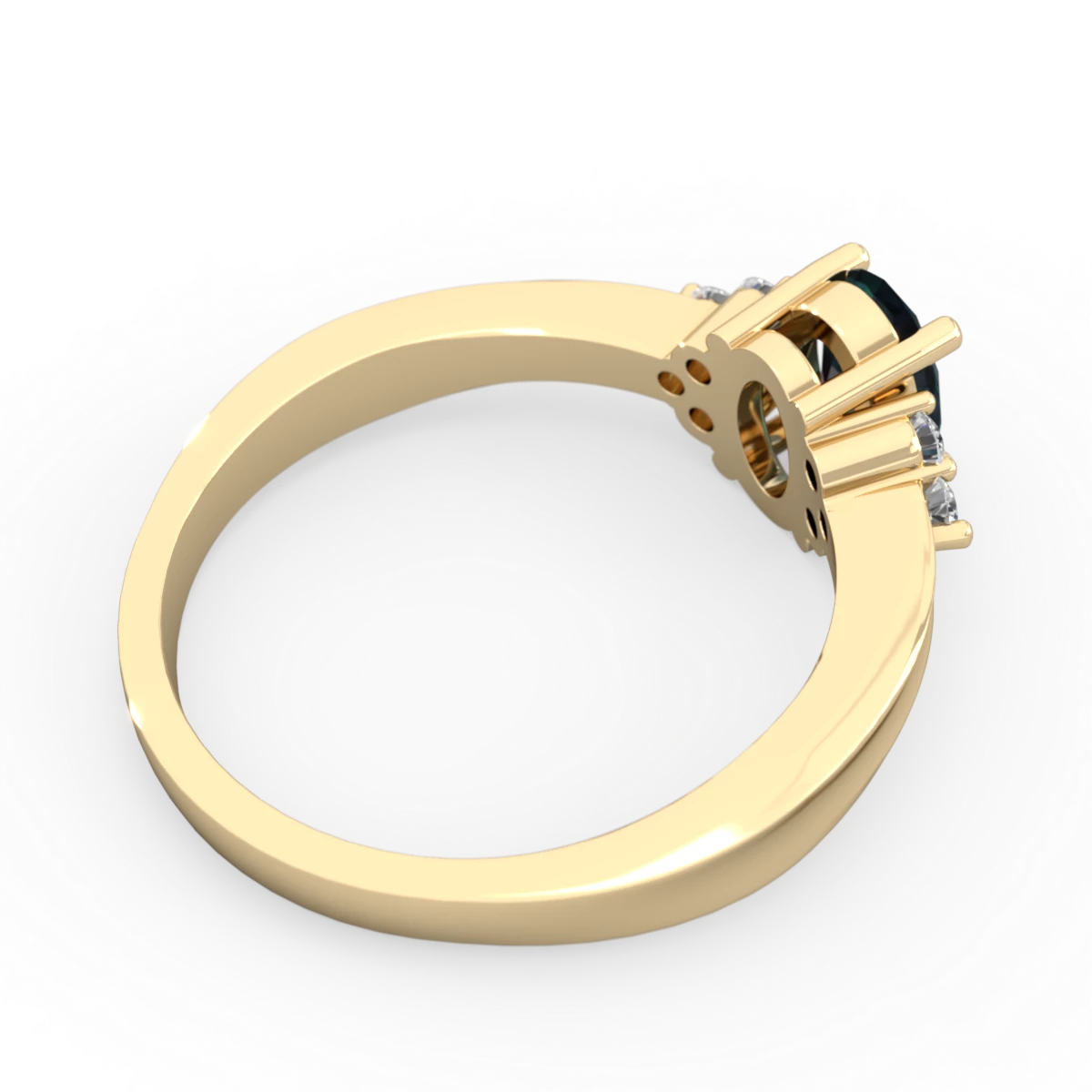 Alexandrite Simply Elegant 14K Yellow Gold ring R2113