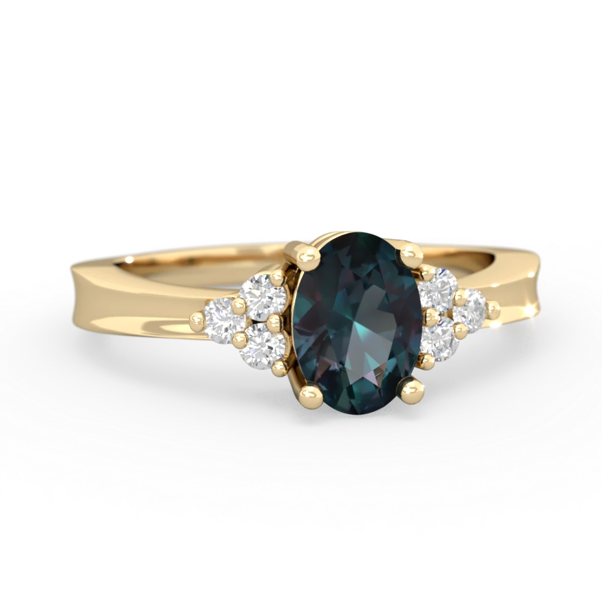 Alexandrite Simply Elegant 14K Yellow Gold ring R2113