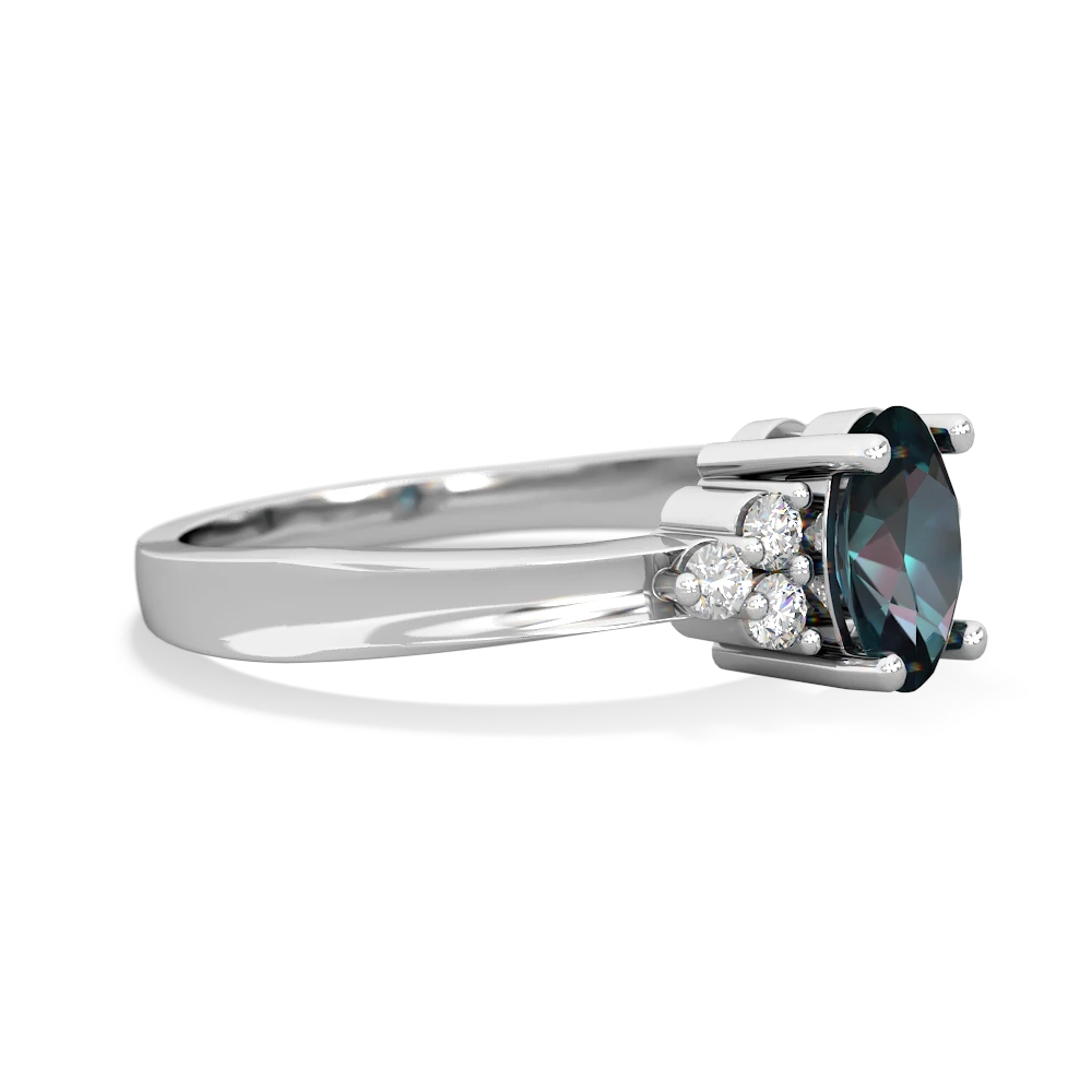 Alexandrite Simply Elegant 14K White Gold ring R2113