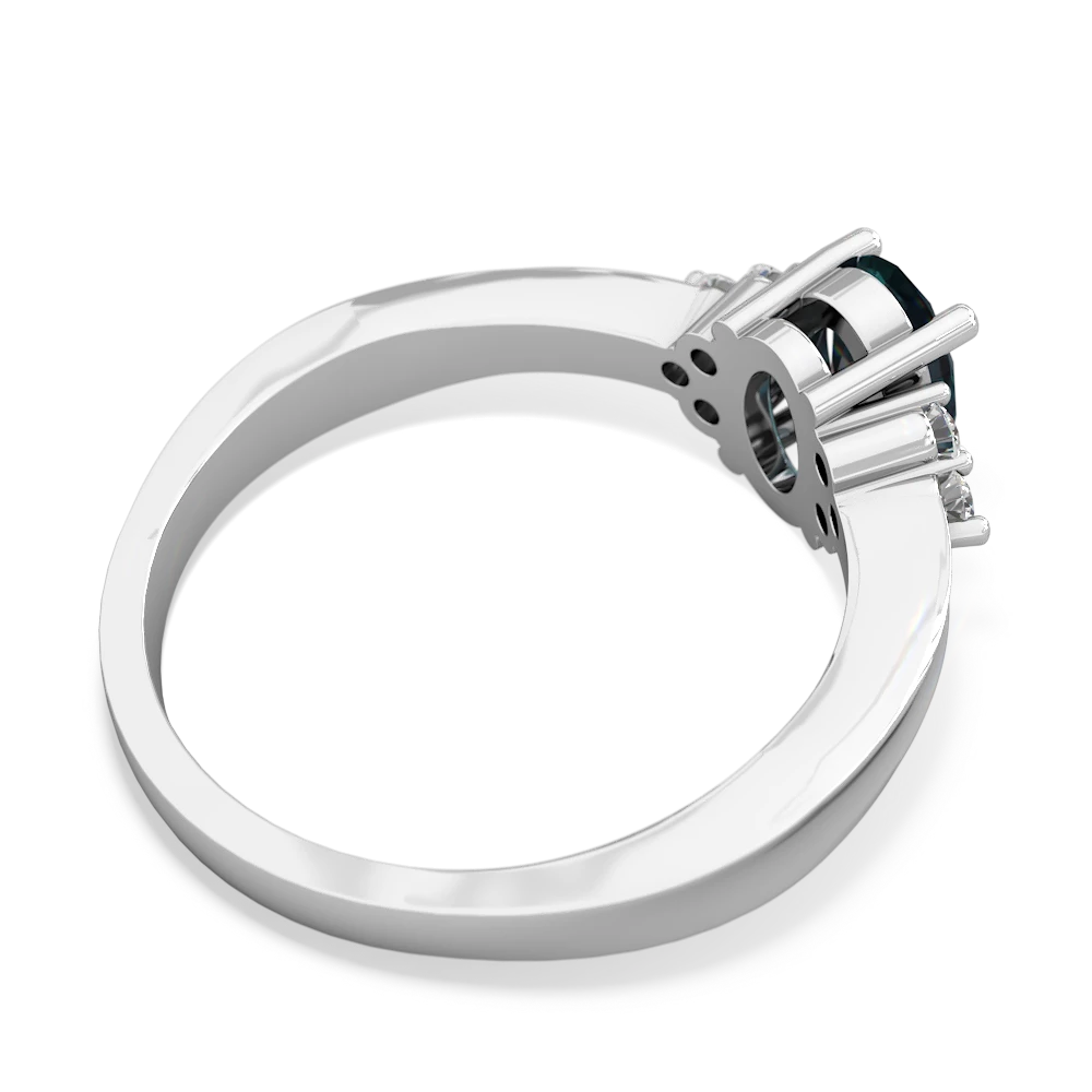 Alexandrite Simply Elegant 14K White Gold ring R2113