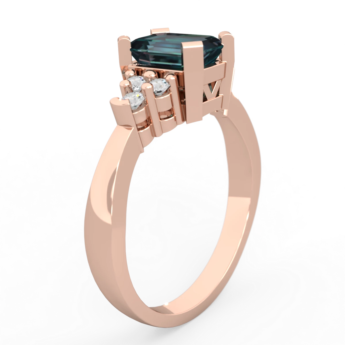 Alexandrite Timeless Classic 14K Rose Gold ring R2591