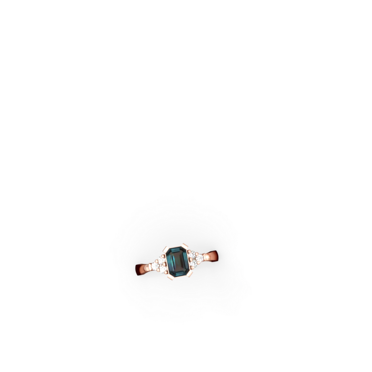 Alexandrite Timeless Classic 14K Rose Gold ring R2591