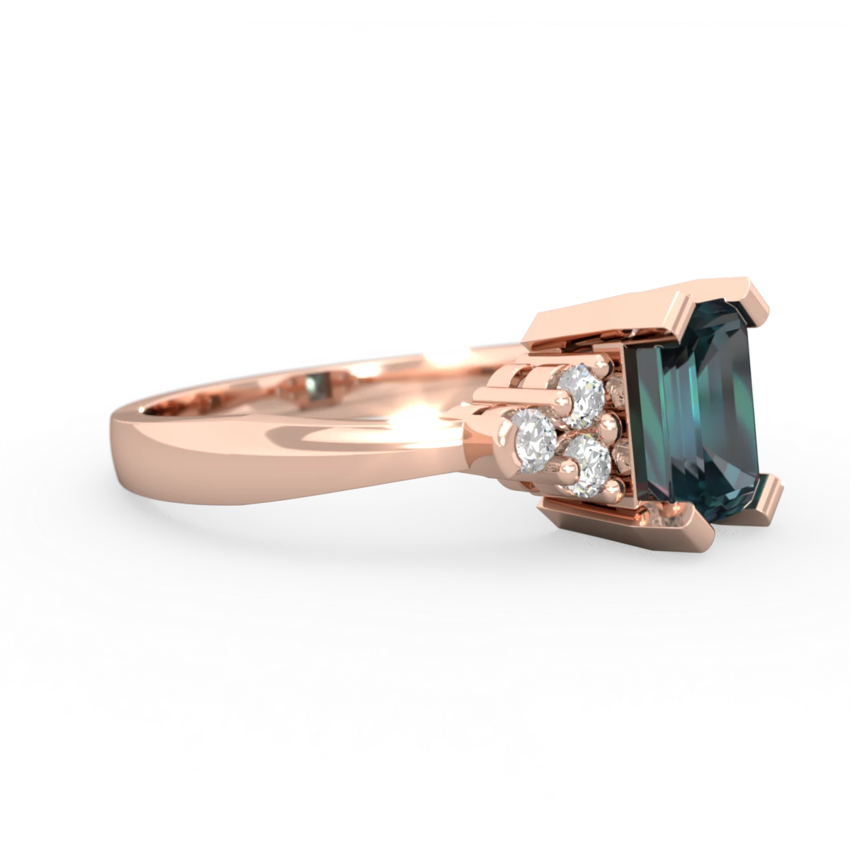 Alexandrite Timeless Classic 14K Rose Gold ring R2591