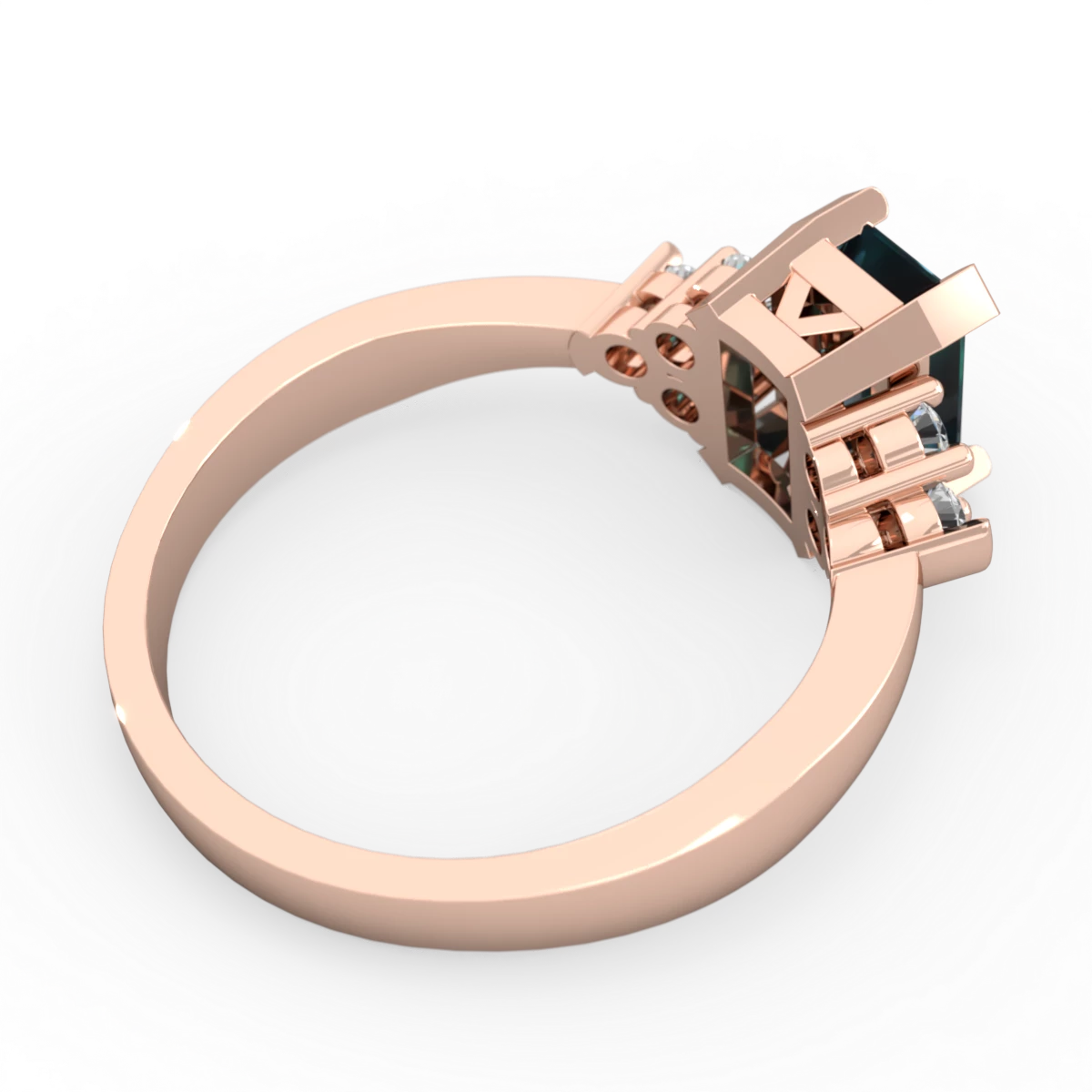 Alexandrite Timeless Classic 14K Rose Gold ring R2591