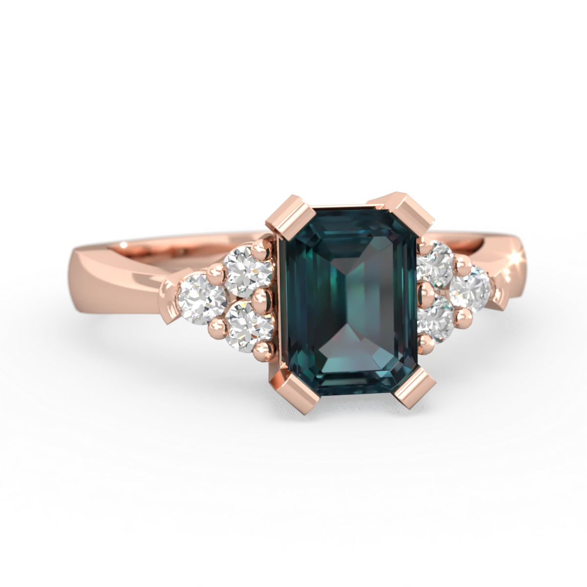 Alexandrite Timeless Classic 14K Rose Gold ring R2591