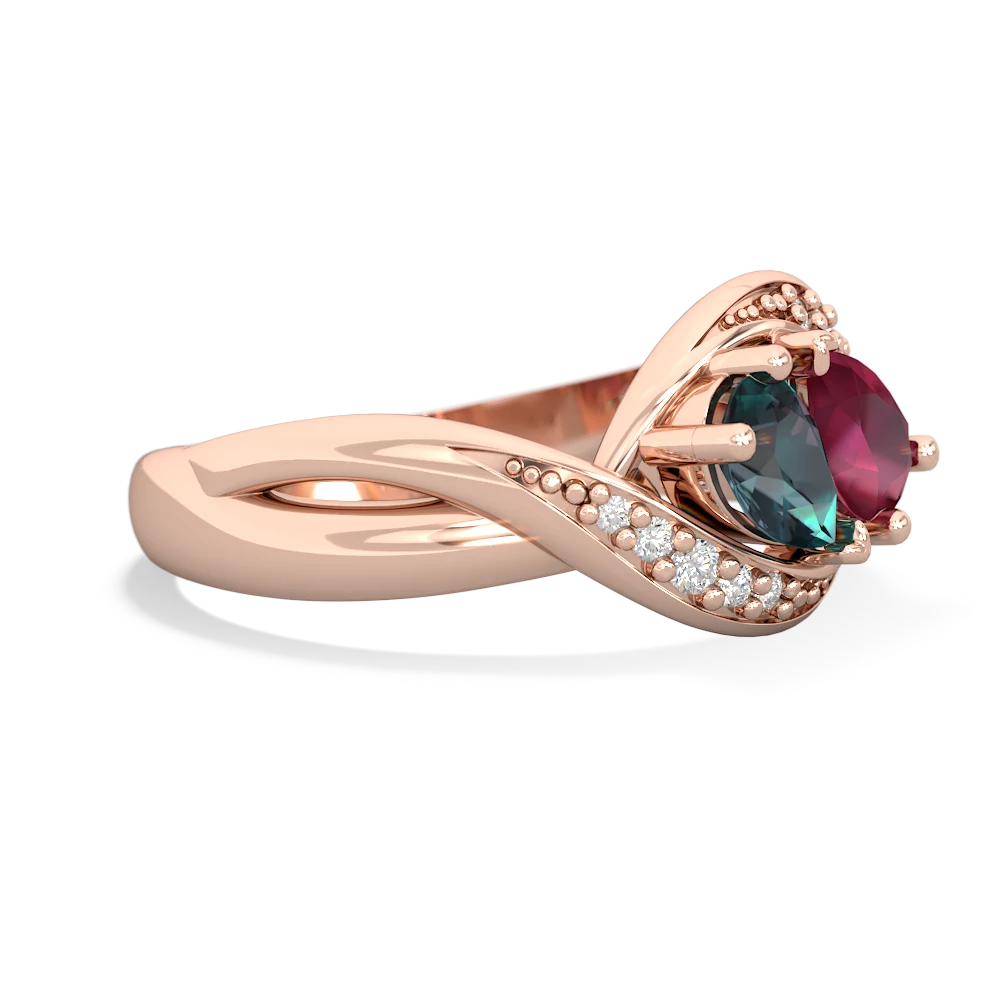 Alexandrite Summer Winds 14K Rose Gold ring R5342