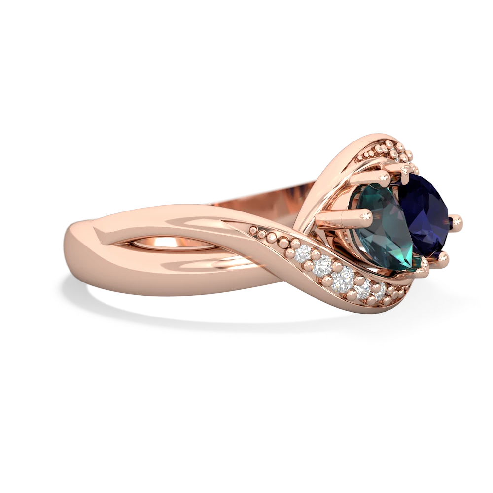 Alexandrite Summer Winds 14K Rose Gold ring R5342