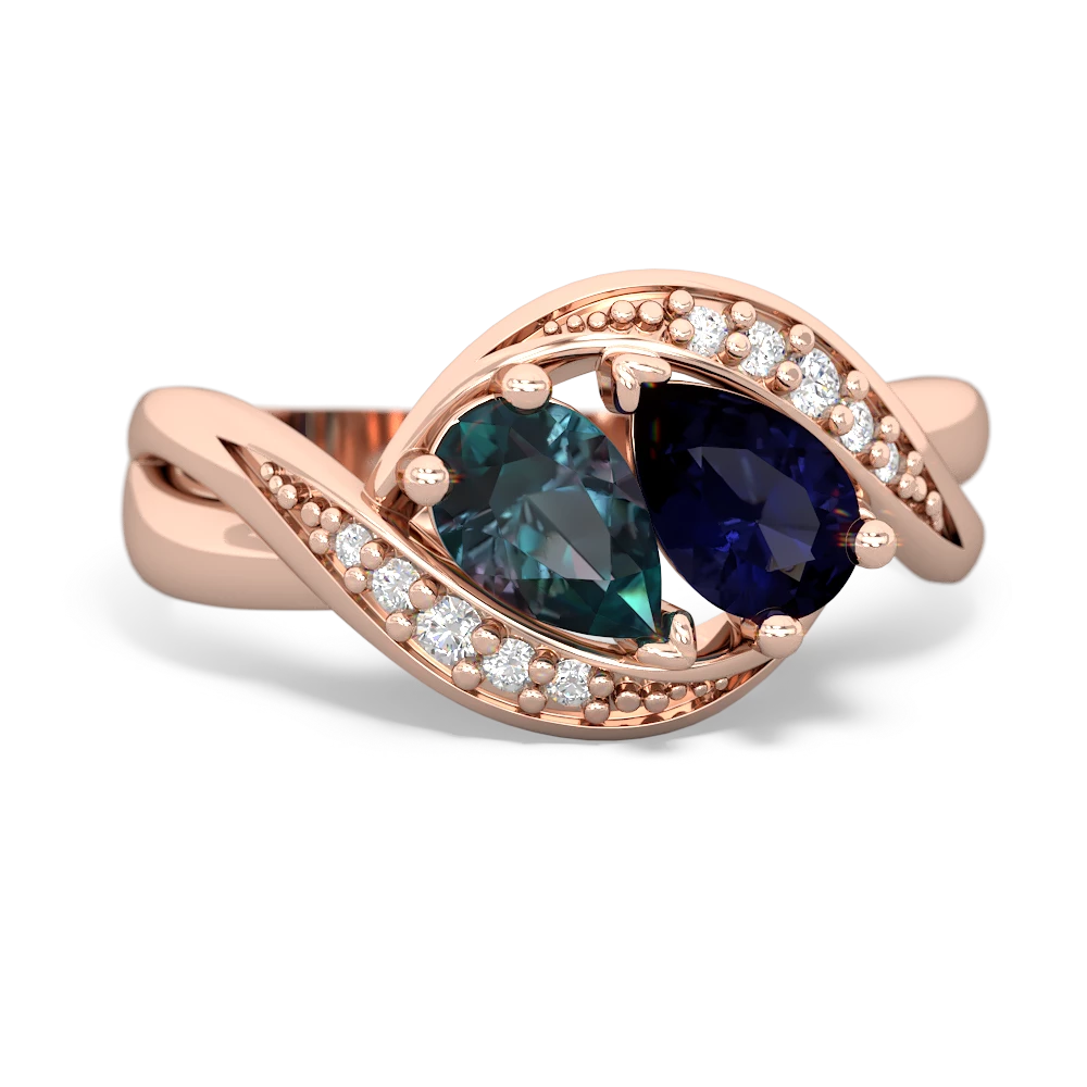 Alexandrite Summer Winds 14K Rose Gold ring R5342