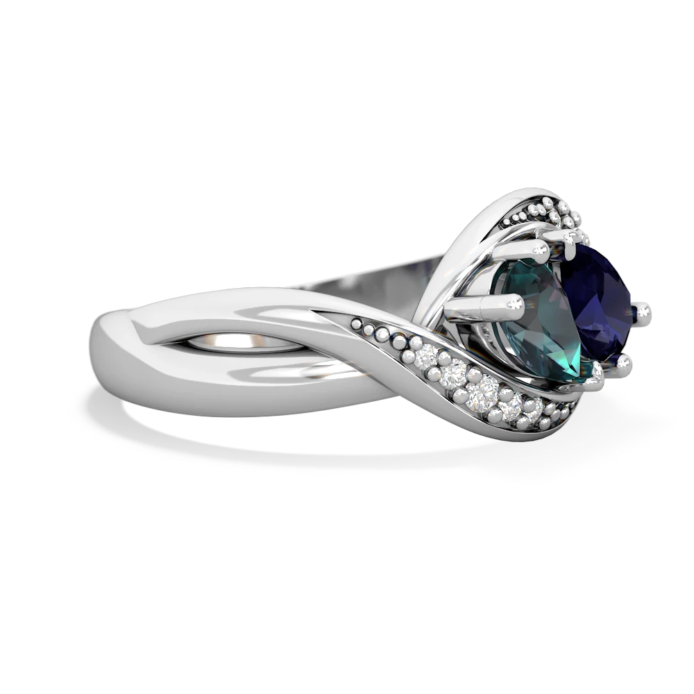 Alexandrite Summer Winds 14K White Gold ring R5342