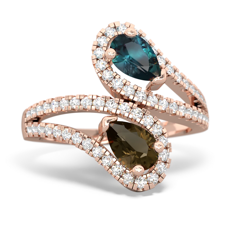 Alexandrite Diamond Dazzler 14K Rose Gold ring R3000