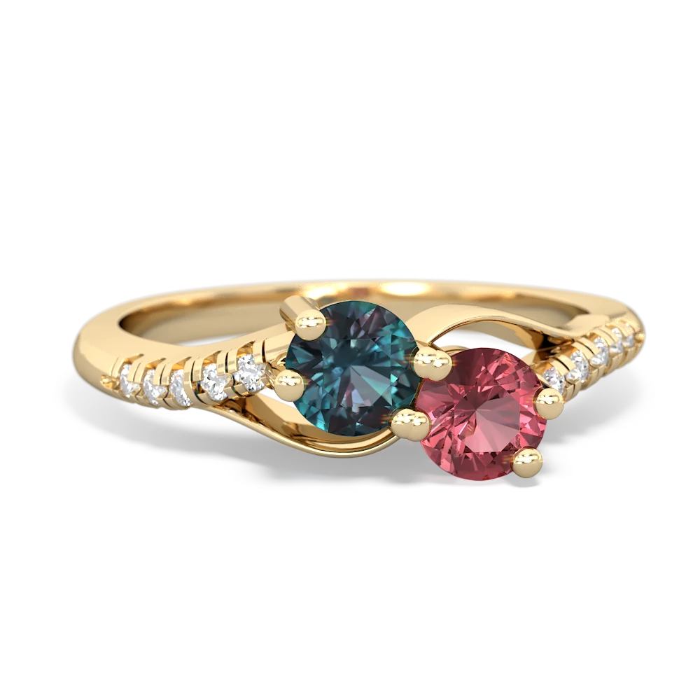 Alexandrite and tourmaline ring deals