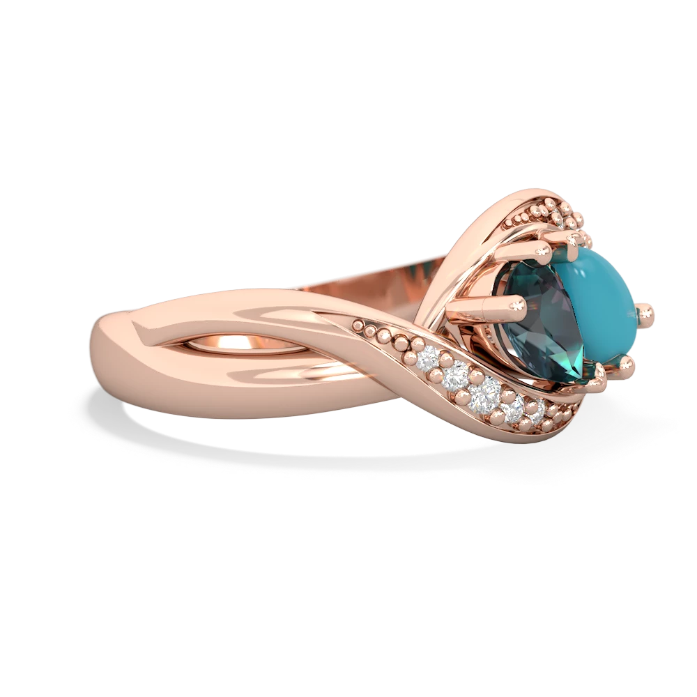 Alexandrite Summer Winds 14K Rose Gold ring R5342