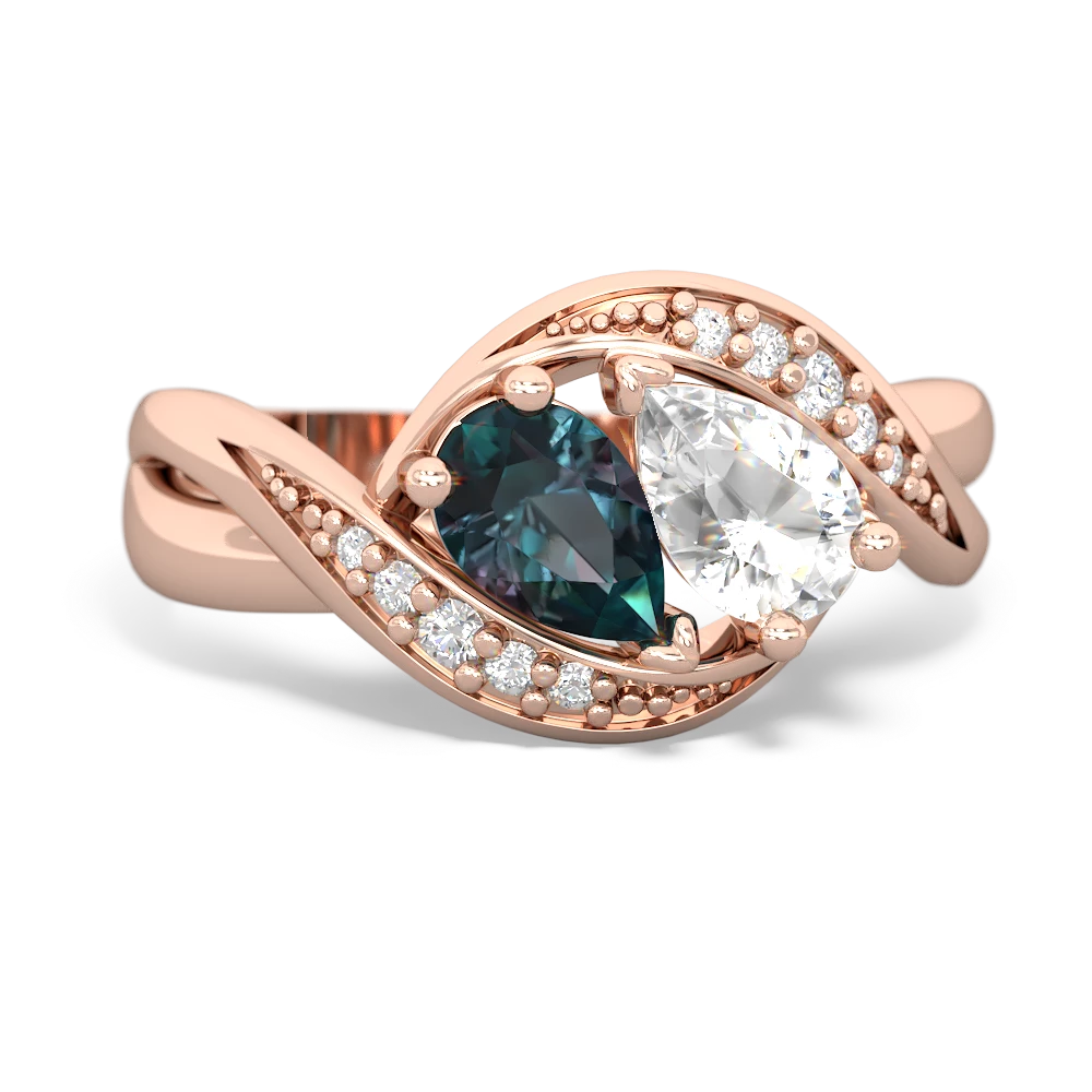 Alexandrite Summer Winds 14K Rose Gold ring R5342