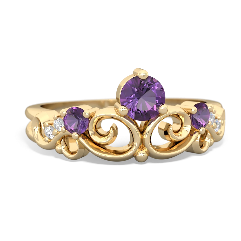 Sapphire Crown Keepsake 14K Yellow Gold ring R5740