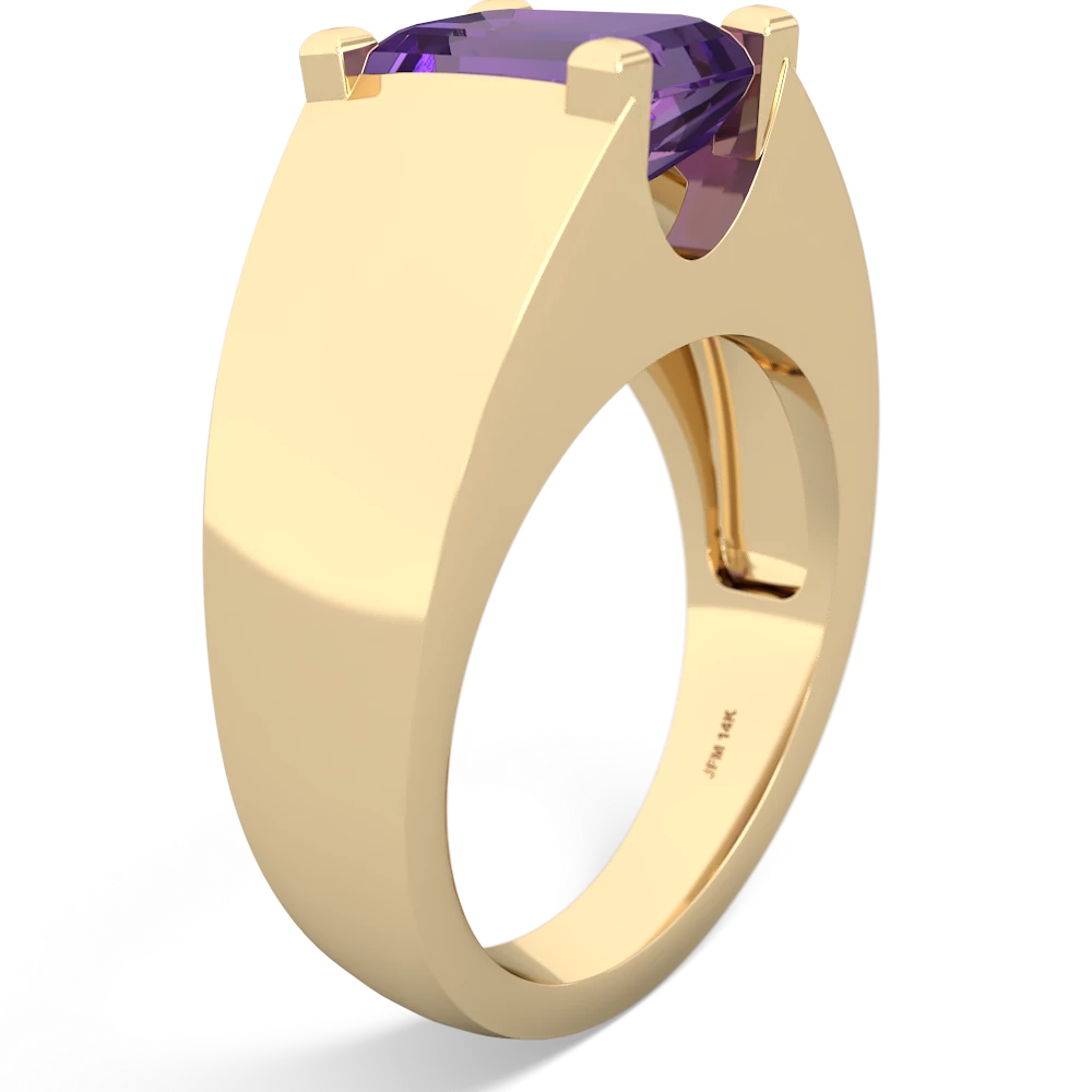 Amethyst Men's 14K Yellow Gold ring R1836