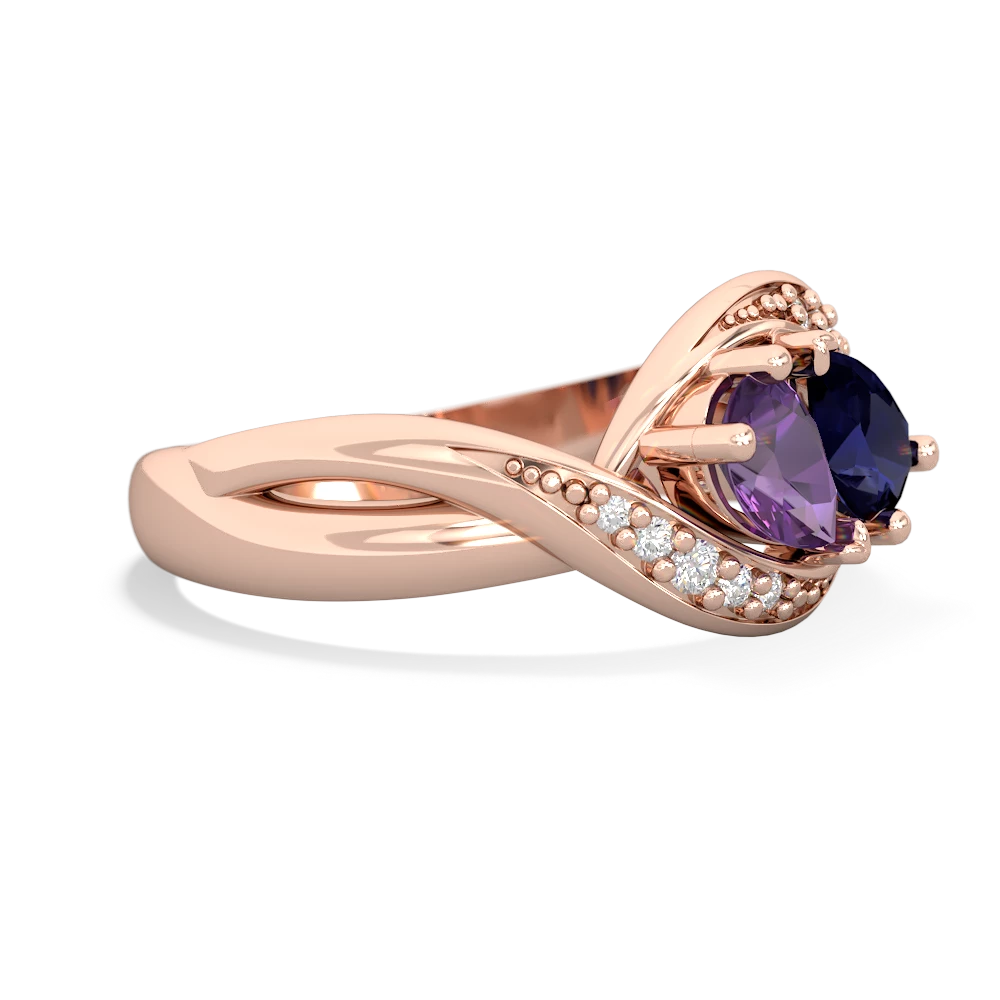 Amethyst Summer Winds 14K Rose Gold ring R5342