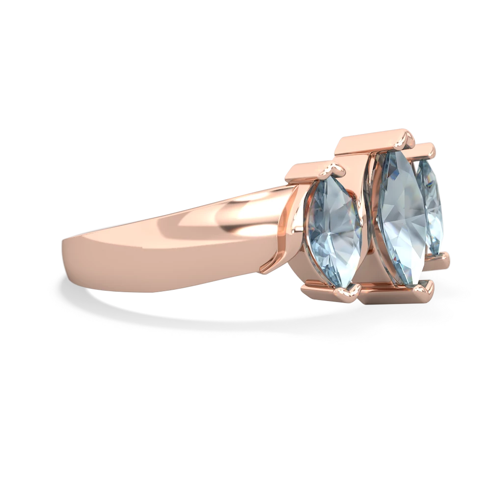 Alexandrite Three Peeks 14K Rose Gold ring R2433