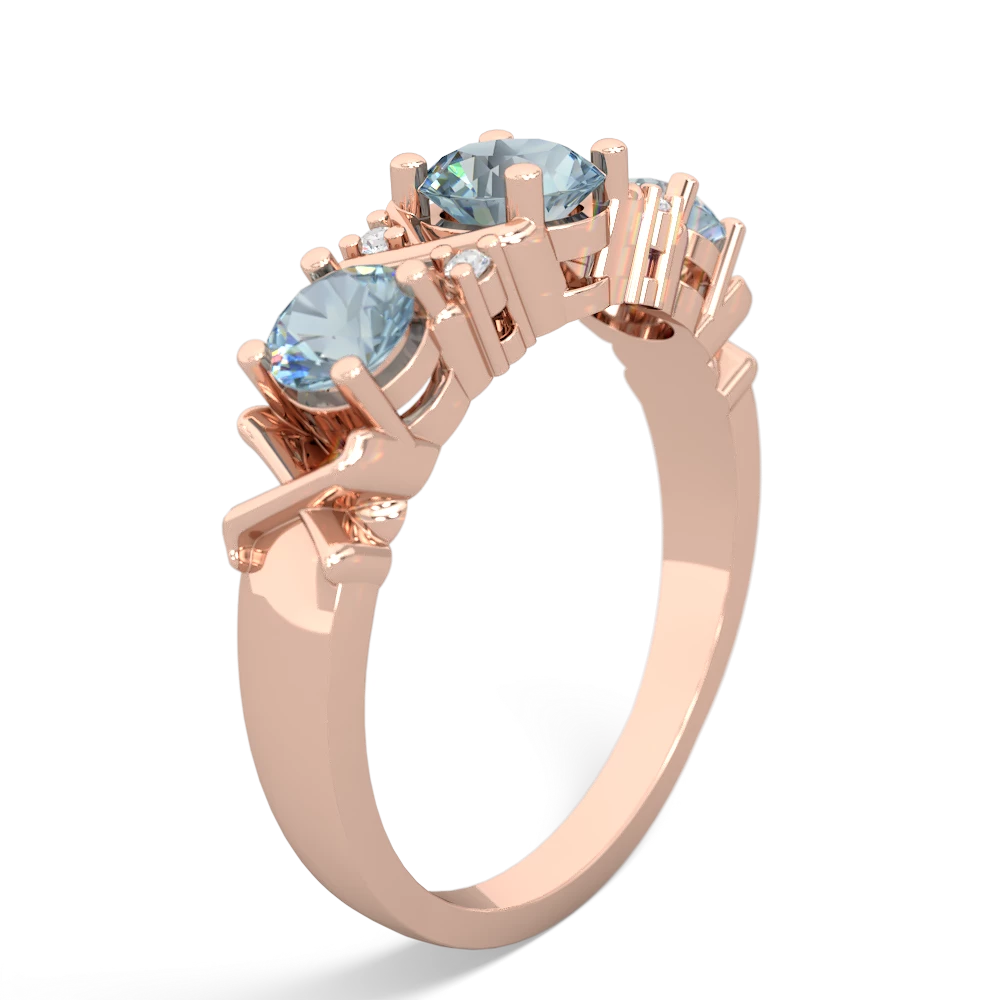 Alexandrite Hugs And Kisses 14K Rose Gold ring R5016