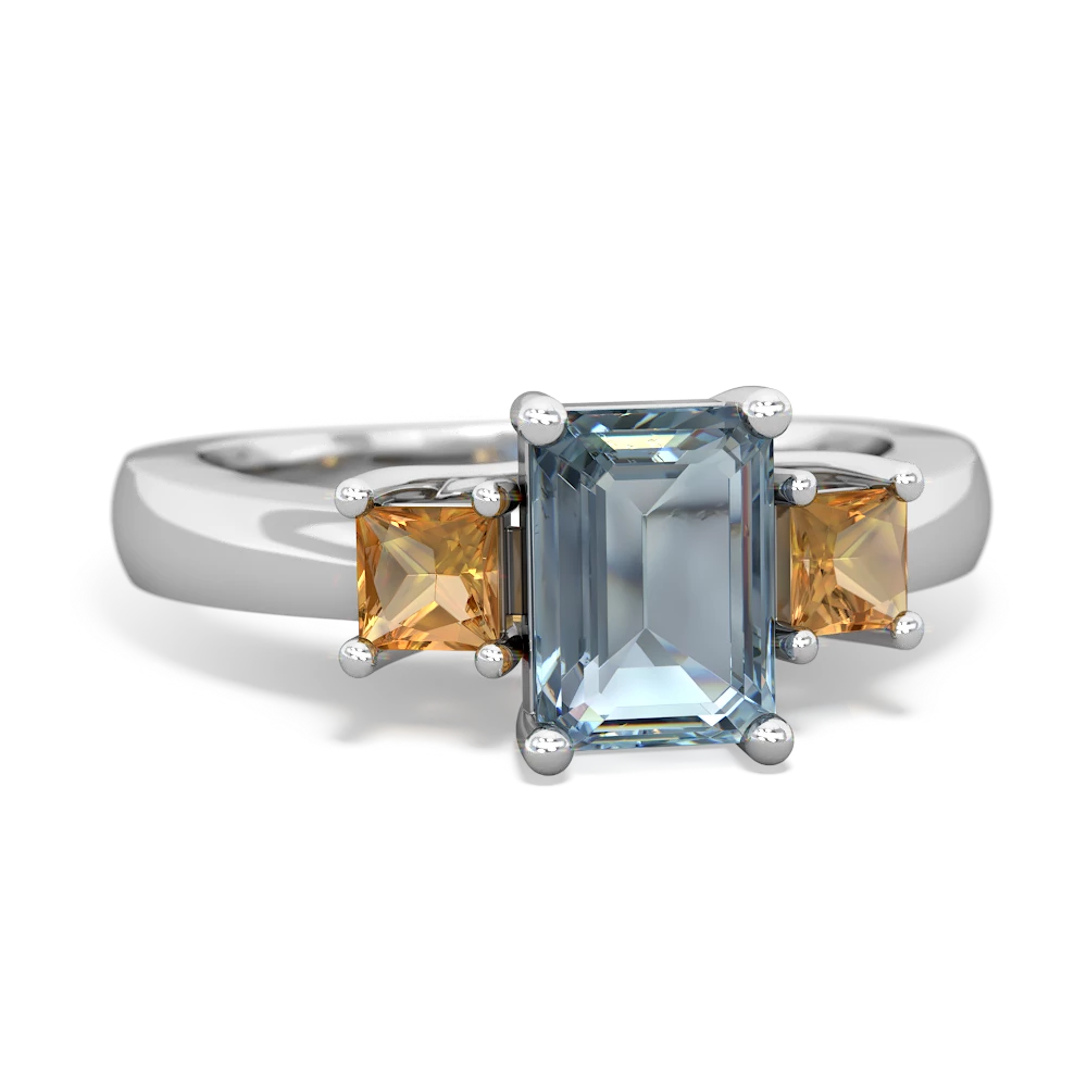 Aquamarine Leaf Ring Sterling Silver – Boho Magic Jewelry