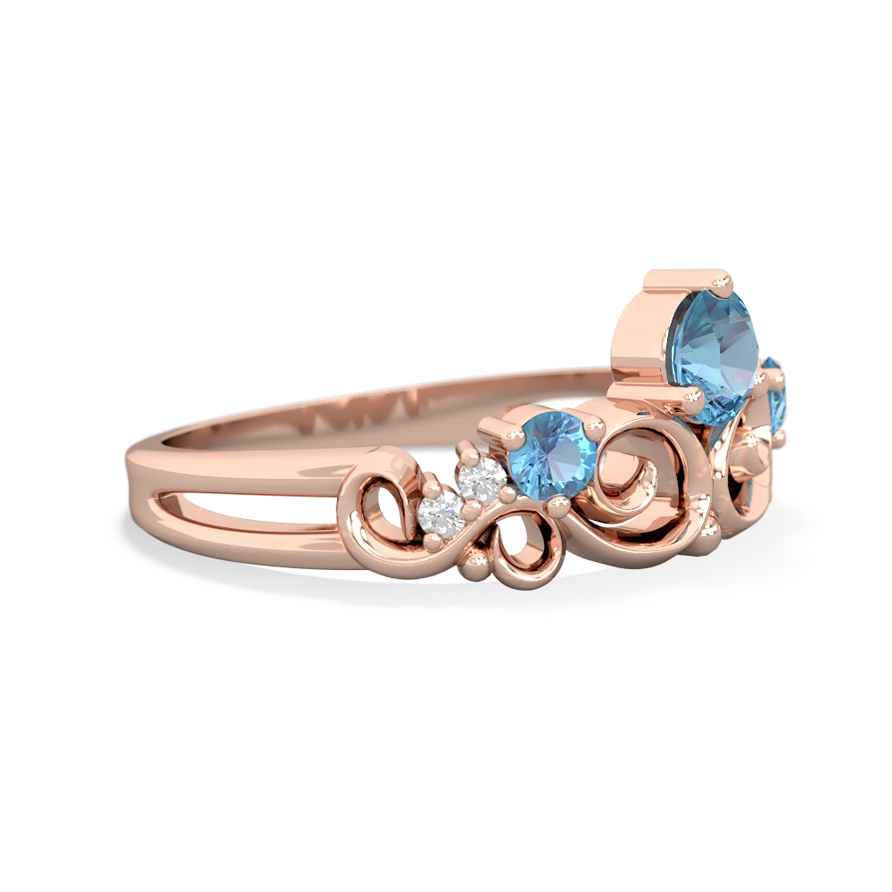 Alexandrite Crown Keepsake 14K Rose Gold ring R5740