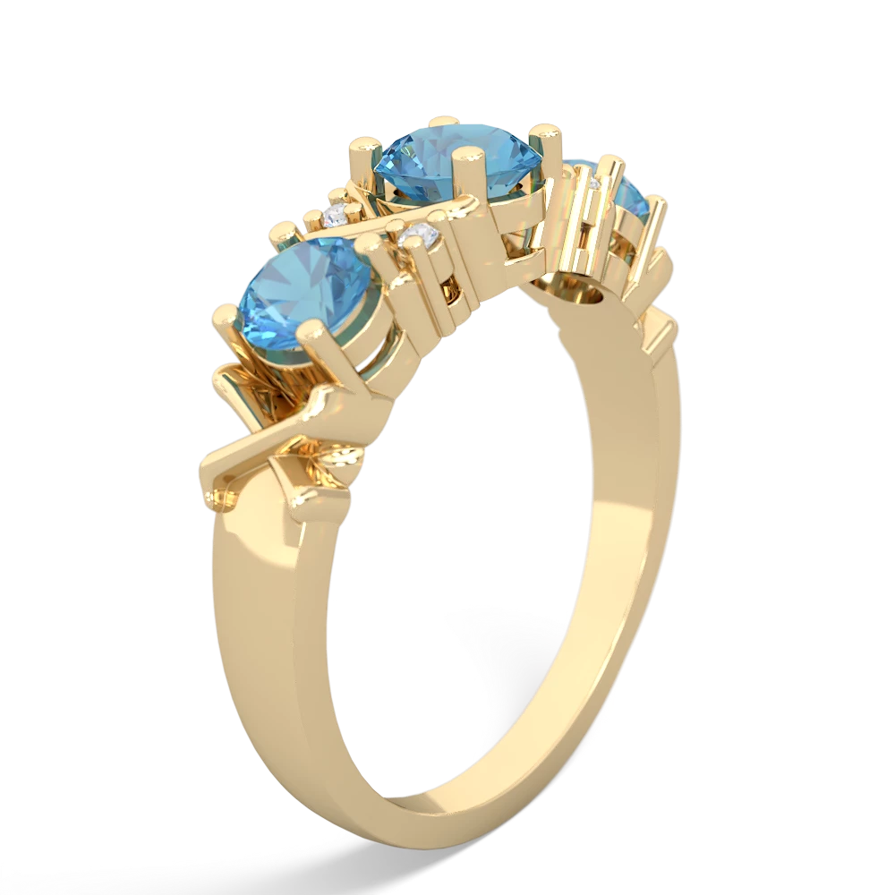 Opal Hugs And Kisses 14K Yellow Gold ring R5016