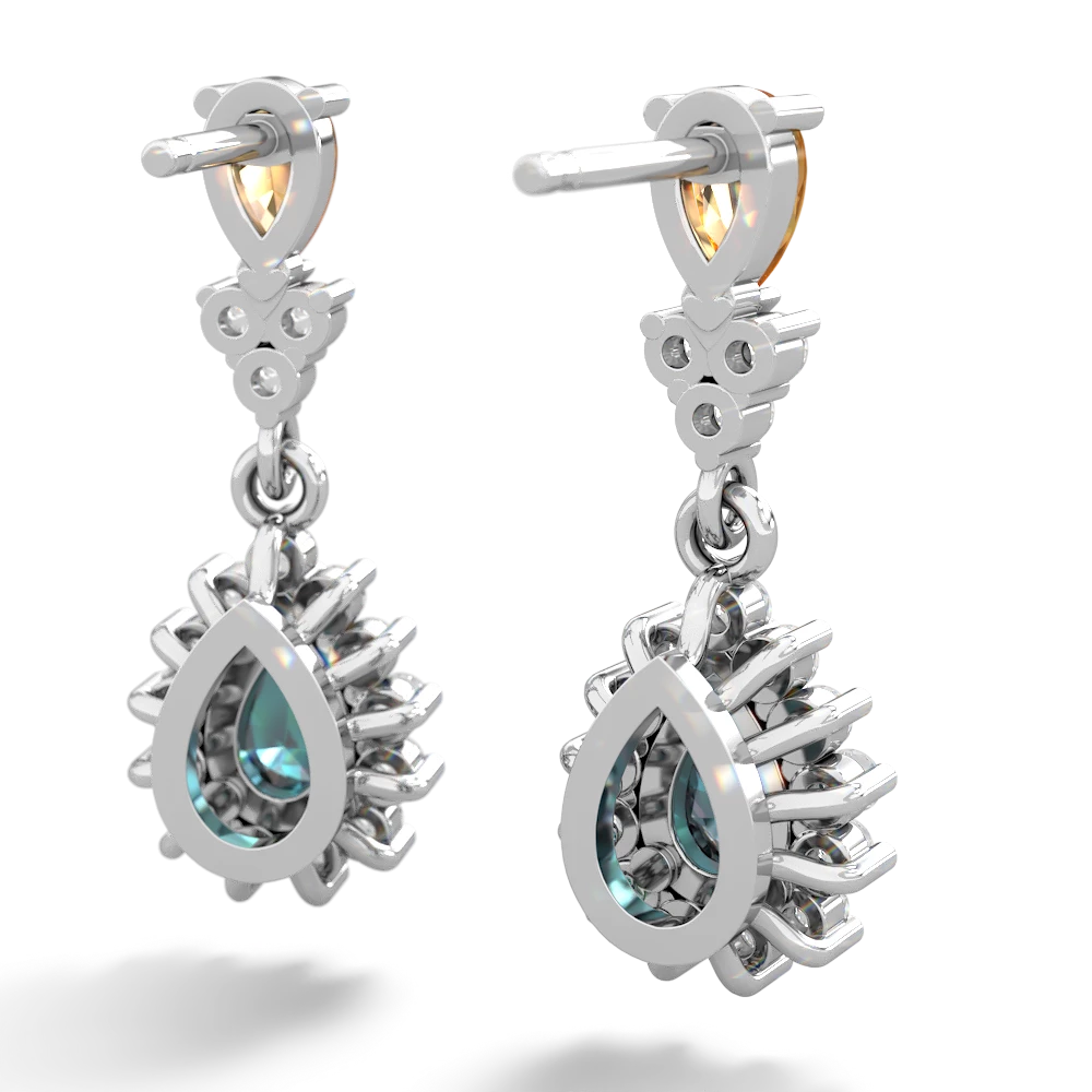 Alexandrite sales dangle earrings