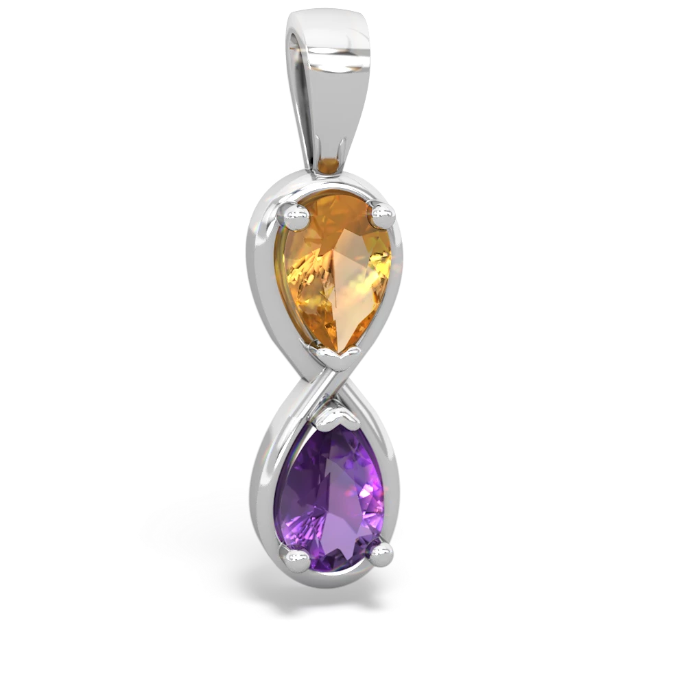 Amethyst and hotsell citrine necklace