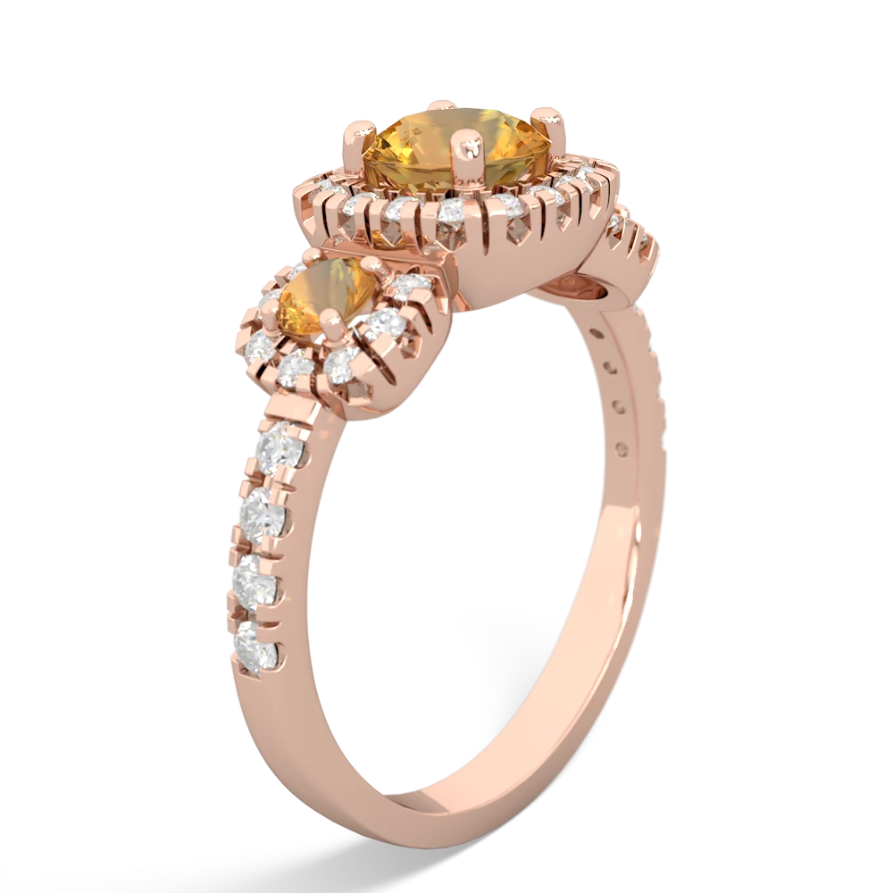 Alexandrite Regal Halo 14K Rose Gold ring R5350