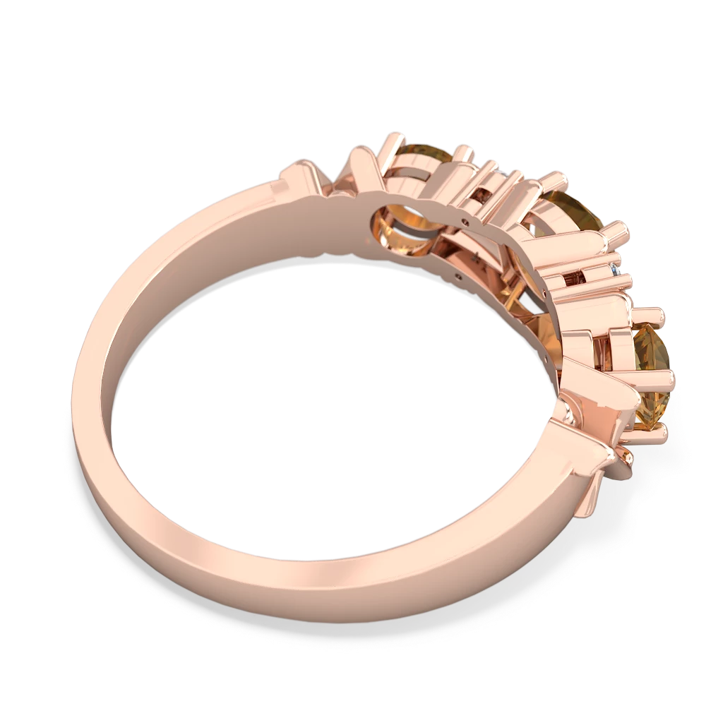 Onyx Hugs And Kisses 14K Rose Gold ring R5016