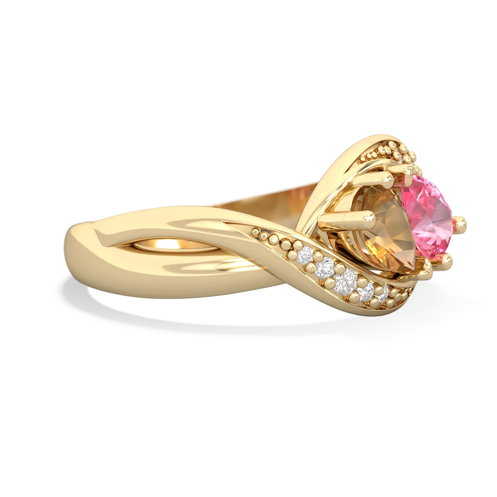 Citrine Summer Winds 14K Yellow Gold ring R5342