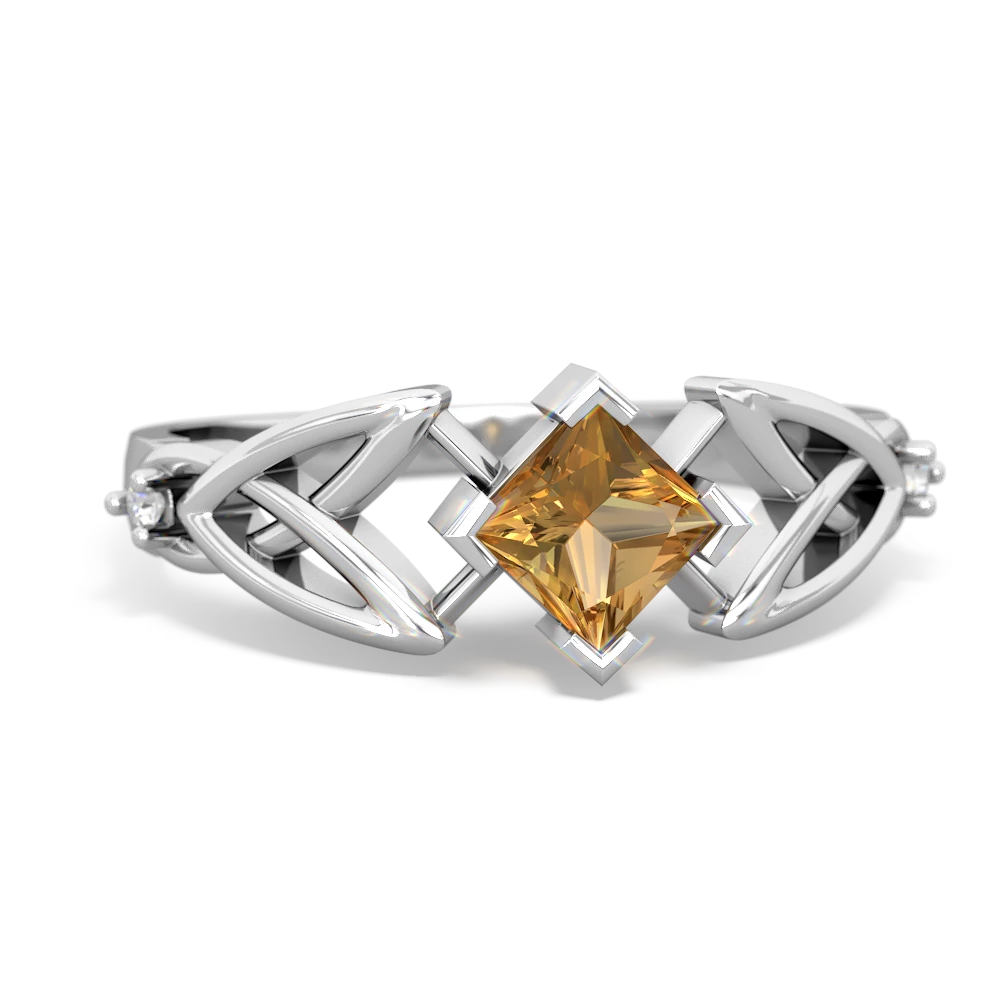 True Love Garnet Claddagh Ring – Celtic Crystal Design Jewelry
