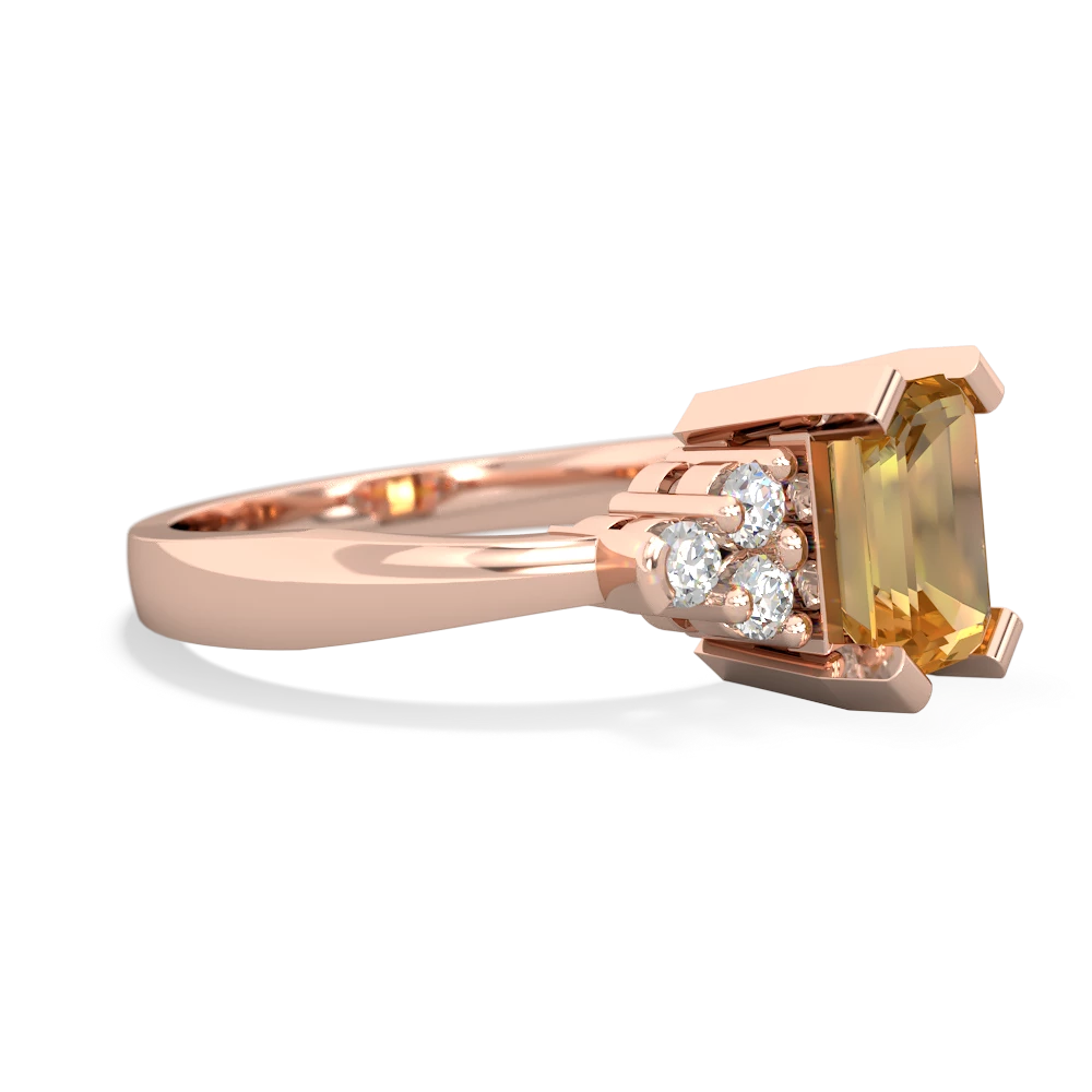 Citrine Timeless Classic 14K Rose Gold ring R2591