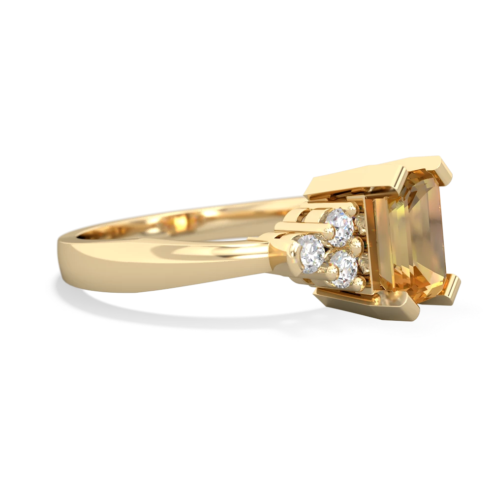 Citrine Timeless Classic 14K Yellow Gold ring R2591